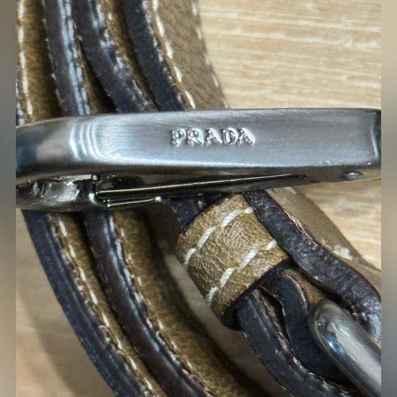 Prada Leather Shoulder Strap and Bag Tag - Picture 4 of 5